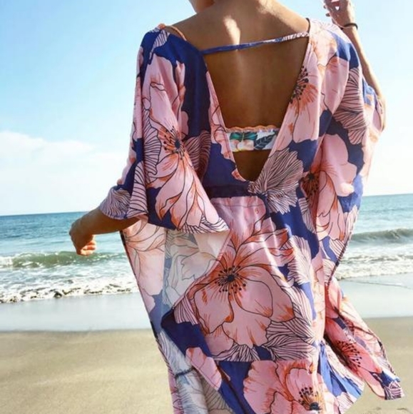 Maaji Swim Twinkling Lights Kaftan Cover-Up M - Picture 6 of 12